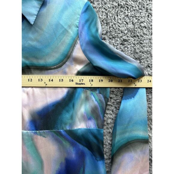 Pietro Brunelli Milano Royal Blue Anne Maternity Dress Made in Italy Size Small - Picture 7 of 12